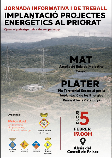 lluisgarci's tweet photo. #Priorat #Paisatge #EqulibriTerritorial #Plater #NoalaMAT Qui més consumeix - implantació #Falset el https://t.co/FJGuA9yHA6