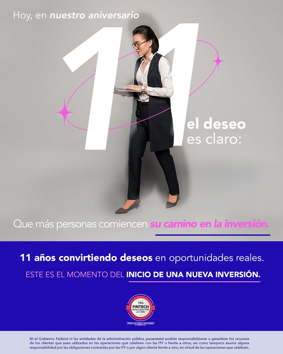 Dicen que cuando ves 11:11 es momento de pedir un deseo ✨Comienza aquí doopla.mx/ux/invierte-tu…

#11AñosDoopla #1111PideUnDeseo #InvierteConDoopla