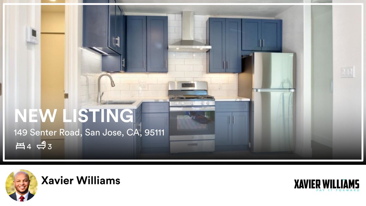 Xavier Williams | San Jose Realtor tweet media