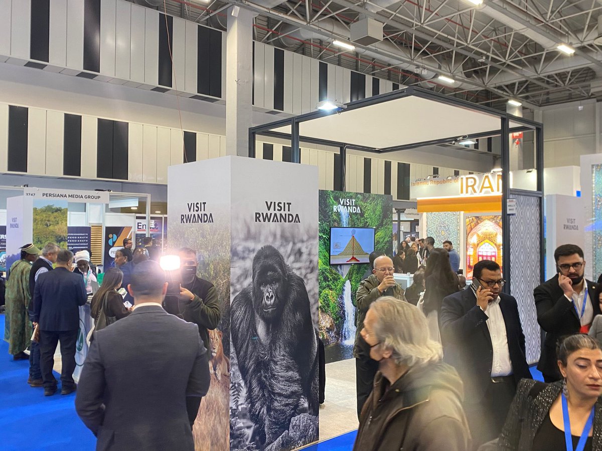 RwandainTurkiye's tweet photo. Today RDB show cases Visit Rwanda opportunities at the 29th East Mediterranean Intetnational Tourism & Travel Exhibition. #EMITT brings together thousands of destinations, tourism authorities, and industry professionals from around the world.#VisitRwanda @RDBrwanda https://t.co/aBoxNdxxDJ