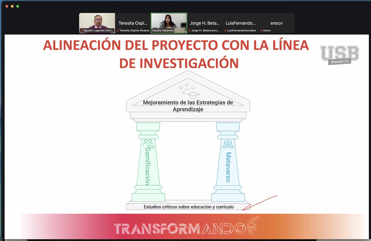 Tuve el gusto de participar como jurado internacional en el examen doctoral en la <a href="/USBmed/">Universidad de San Buenaventura Medellín</a> sobre el efecto de la gamificación con el uso del metaverso en las estrategias de aprendizaje.