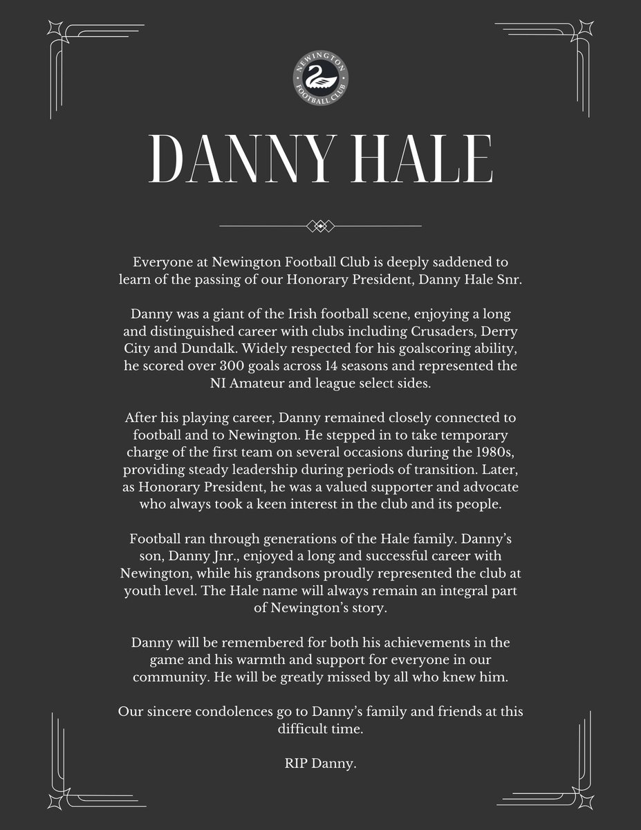 Newington FC tweet media
