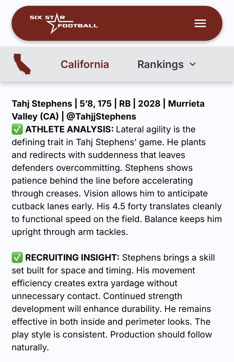 Tahj Stephens (2028) tweet media