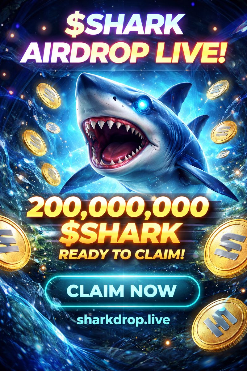 miky_26_'s tweet photo. 🚨 $SHARK are already in motion!

200,000,000 tokens are live to claim RIGHT NOW! 🔥

🔗 - https://t.co/pHiAf7tbws

No time to hesitate ⏳

On Solana, timing is everything. 🌊🦈 https://t.co/EGOvq1FlS9