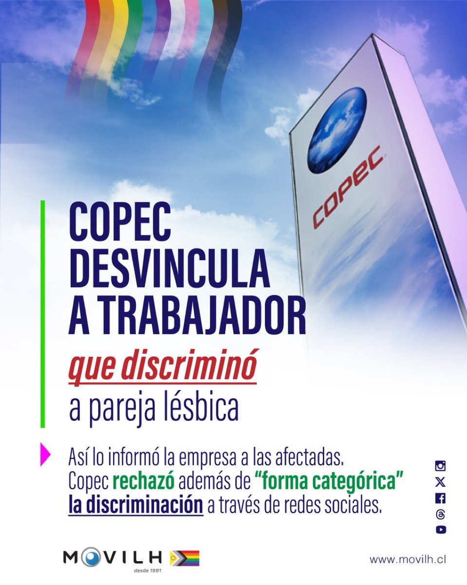 Politakeryx's tweet photo. Me sumo a la campaña contra los que se doblegan ante la organización pedofila del MOVILH y despide a un trabajador que piensa y opina como la mayoría de los chilenos.
Si necesita combustible use otras estaciones bencineras.
@copec_cl https://t.co/KpE9s2wG6C