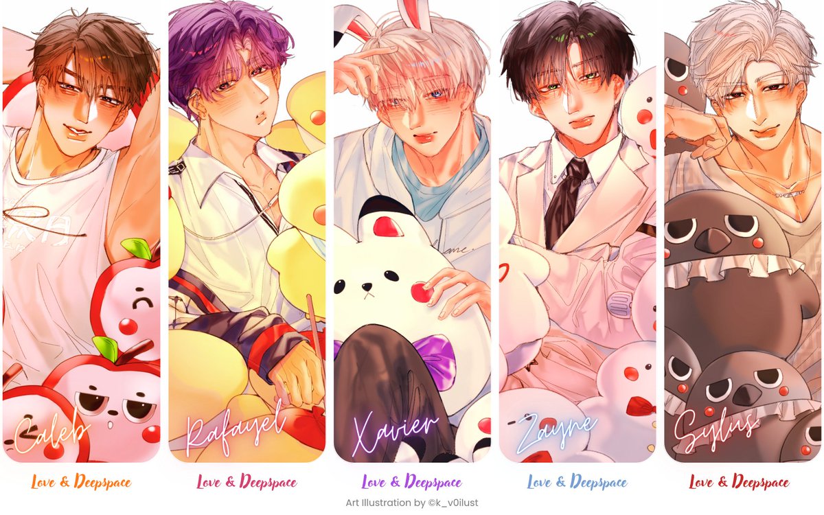 five with plushies

#LoveandDeepspace