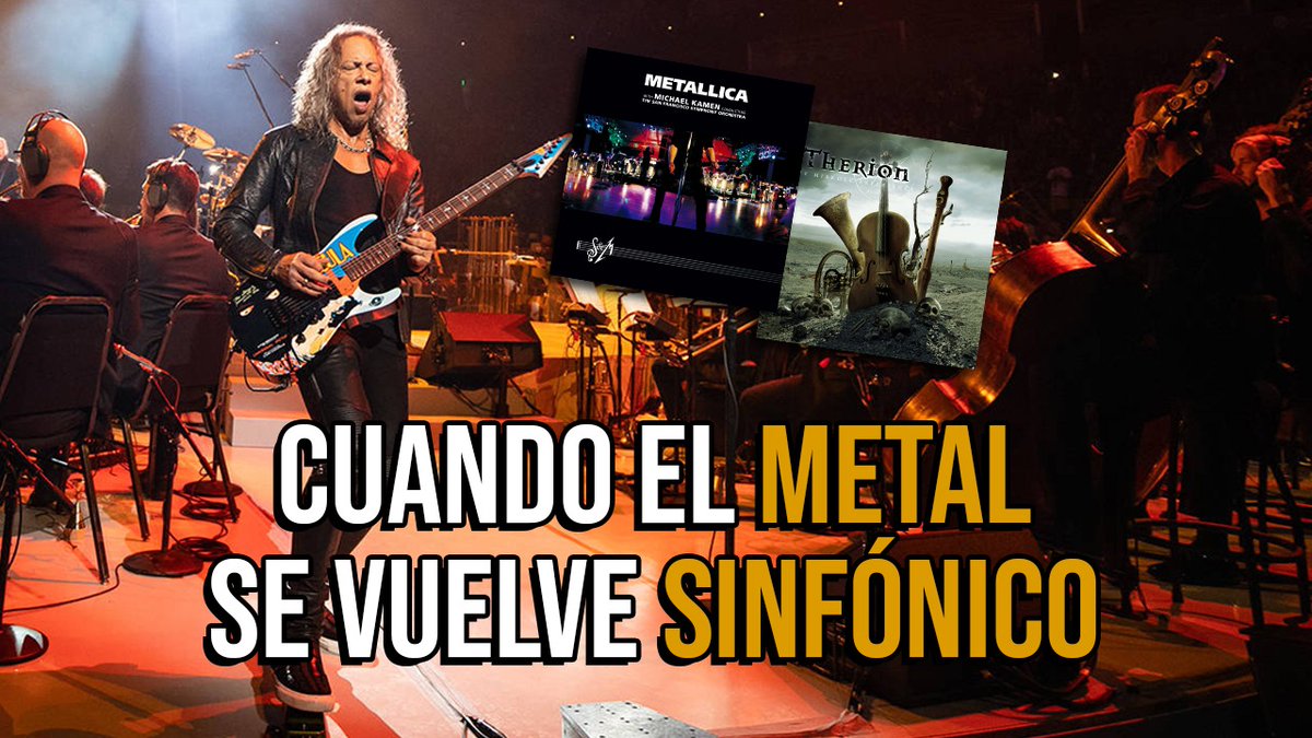 MAÑANA VIERNES veremos cuándo grandes bandad de Metal deciden tocar sus canciones en vivo con una Orquesta Sinfónica. Para muchos, los mejores álbumes en vivo que hay. Los espero mañana a la hora de siempre 😎