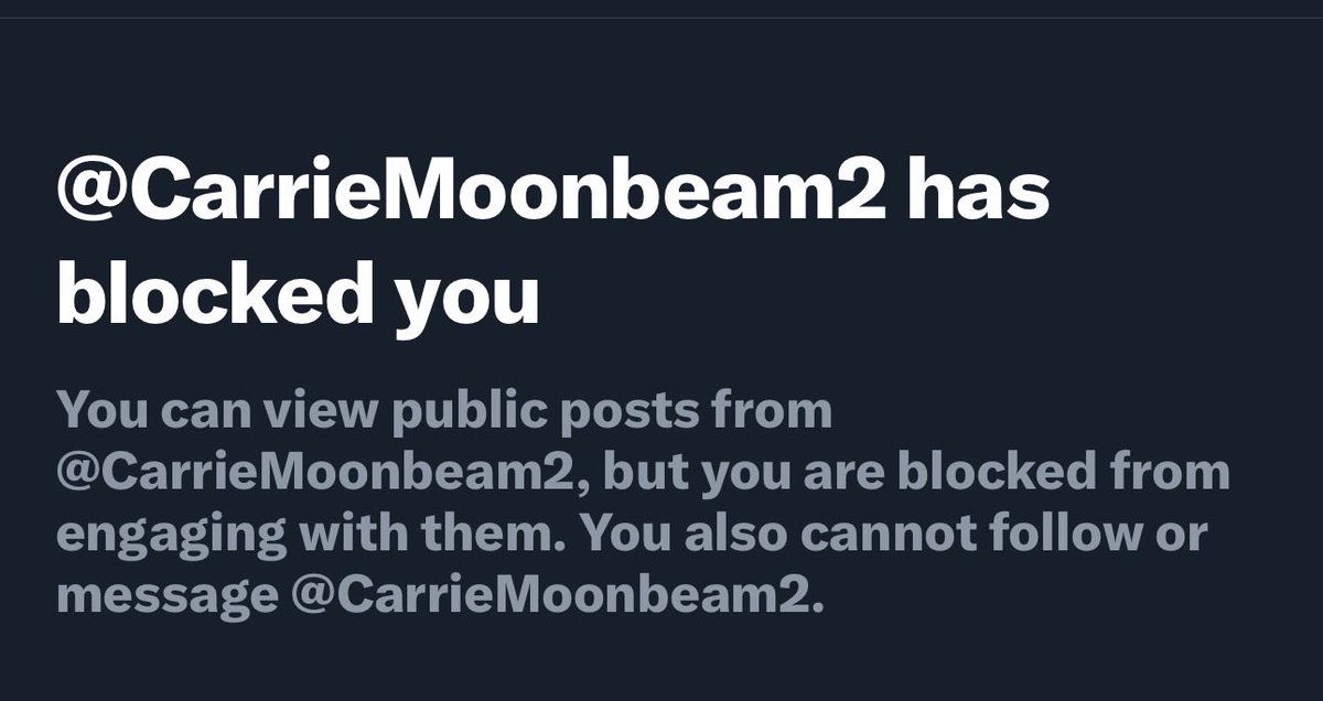 Lefties and their ideology….this happens so often where an ideological “person” replies and then blocks instantly. 

They can NOT have civil discourse. 

It might break their ideology.