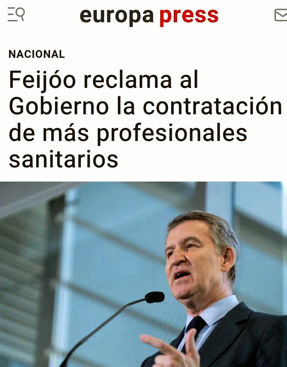 ‼️Que alguien le diga a este inútil que la contratación de personal sanitario no es responsabilidad del Gobierno, sino de las Comunidades Autónomas !!
