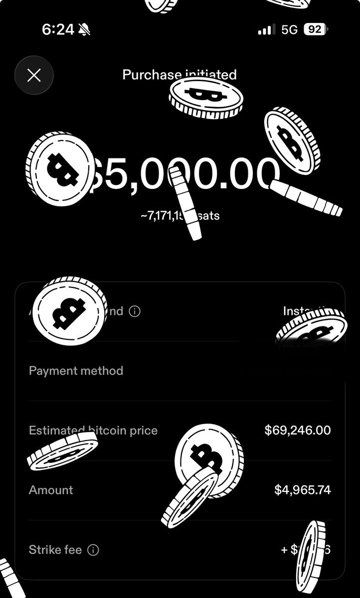 illiteratewithd's tweet photo. @Florida_Btc @HereforBTC @MidyReyes @sathoarder @ProofofInk @BrokenSystem20 @stackysats @FreeBorn_BTC @DemetriaHystero @taodejing2 @MEPHISTO218 @rwawoe @VStackSats @SatoshiInUsAll @seth6102 @AnonLiraBurner @s256anon001 @mandaloryanx @AnthonyDessauer @Masshodlghost @WaldoVision3 @YoshishiSatoshi @RayPoisonaut @phathodl @jileezie @15Grepples @CaptainGFY @Stackchainmag @LoKoBTC @a_koby @BITCOINHRDCHRGR @_Ben_in_Chicago @ICOffenderII Blocks 4648-4649 plus #stackjoin $3703.
I’ll join you at these levels (it was earlier today and missed out at 66-67k)
#stackchain #stackchaintip https://t.co/T3hHfhqZPh