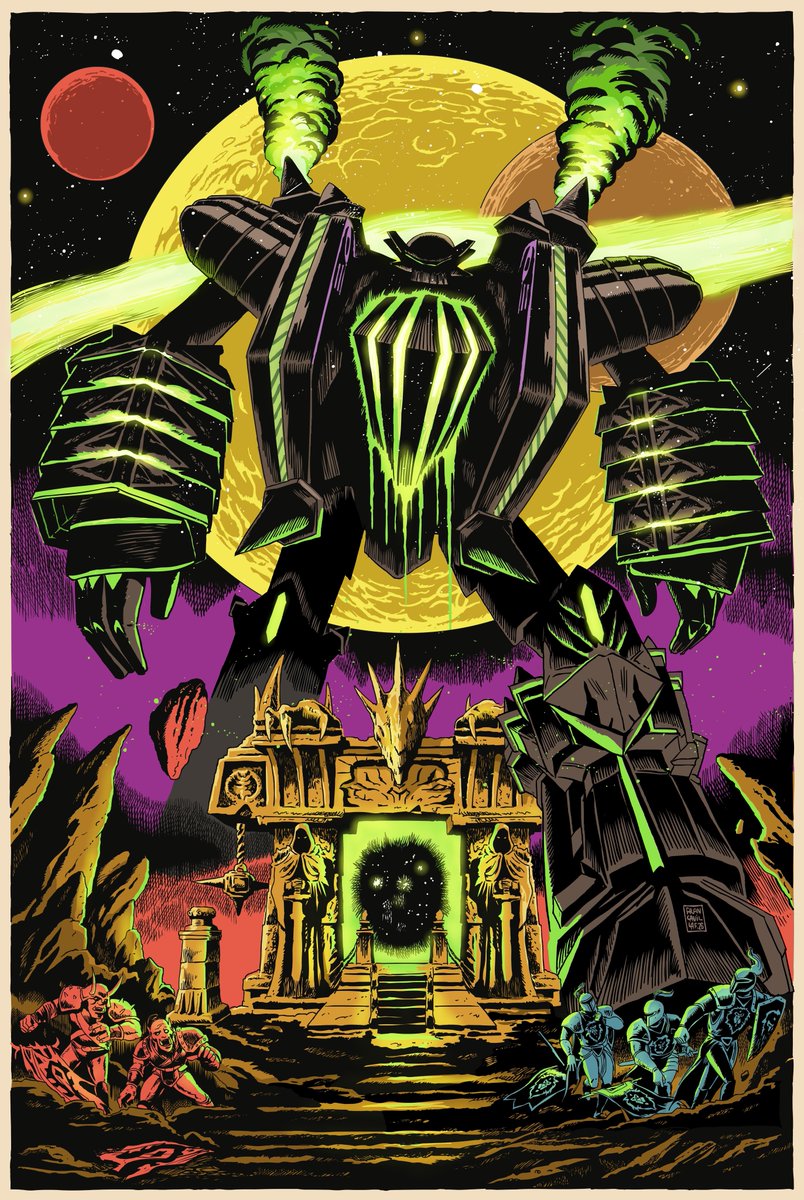 Maybe we were not prepared for how fire this Fel Reaver art is.

The Dark Portal opens TODAY at 3PM PST!