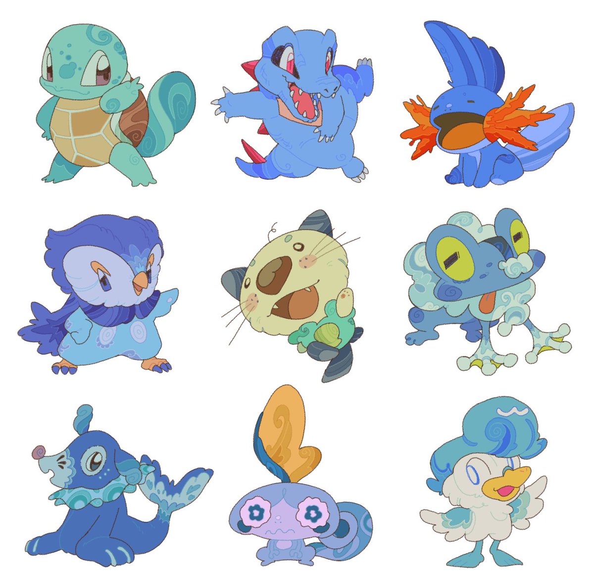water starters 💙!!