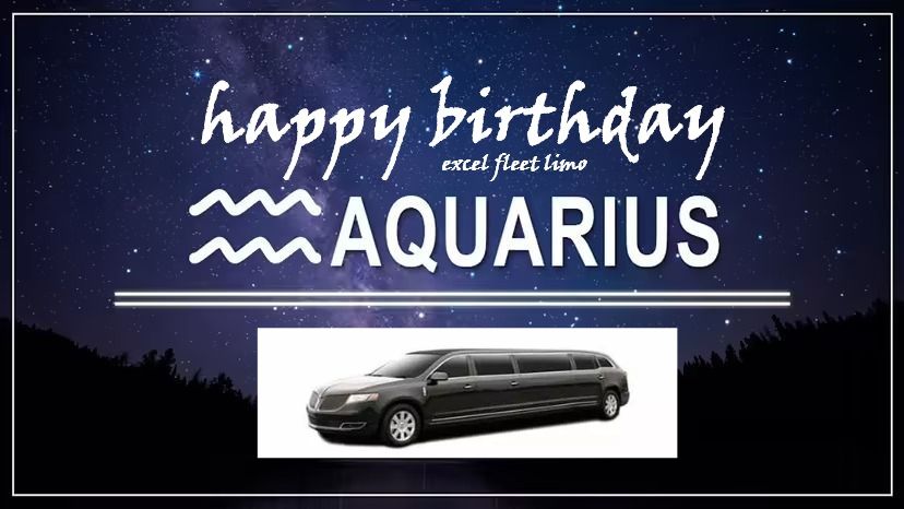 excelfleetlimo's tweet photo. Happy Birthday to Aquarius who's independent, and trailblazing!✨Renting a birthday limo to keep the night event better & more interesting celebration https://t.co/n8komW78TI
#happybirthday #birthdayparty #limousine #limos #aquarius #airsign #birthdaylimo #itsmybirthday https://t.co/zNmL8XmYQH