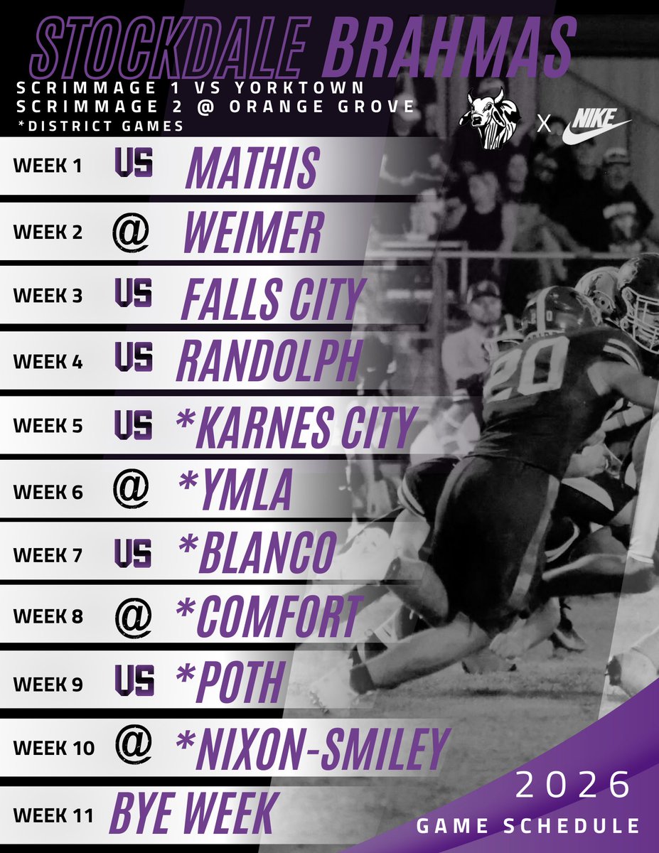 Stockdale Brahmas Athletics tweet media