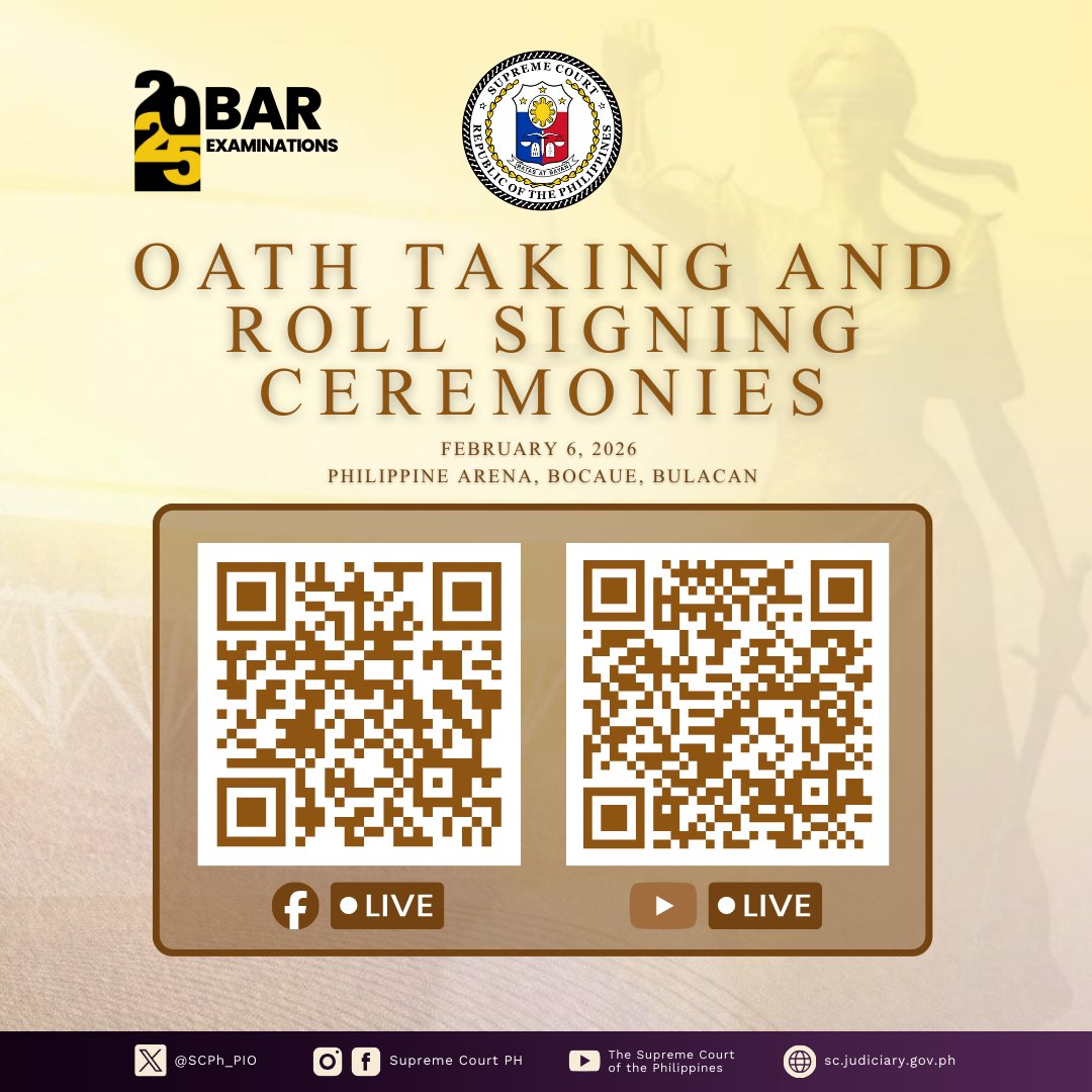 Philippine Supreme Court Public Information Office tweet media