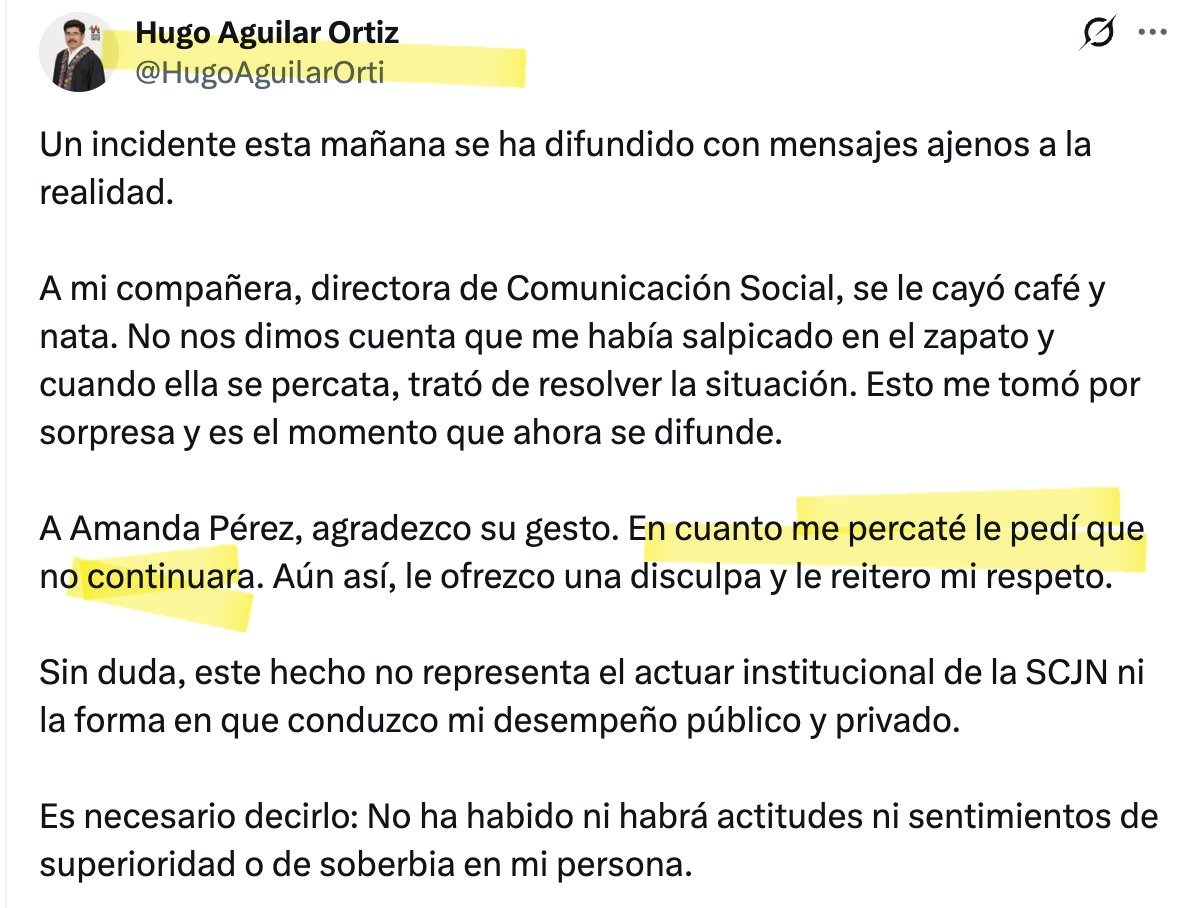 DrChavezDiaz's tweet photo. "En cuanto me percaté le pedí que no continuara".
¿Por telepatía? https://t.co/Fh9Smy1yRQ