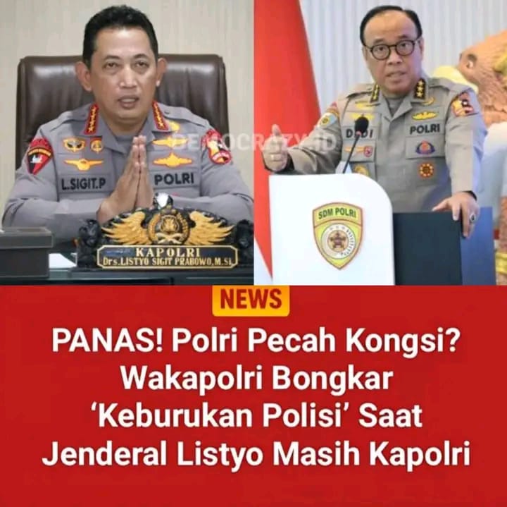 POLRI RETAK? WAKAPOLRI "BUKA-BUKAAN" AIB KORPS BHAYANGKARA DI HADAPAN DPR

Pernyataan Wakapolri Komjen Dedi Prasetyo di Senayan memecahkan ilusi. Untuk pertama kalinya, nomor dua Polri tampil sebagai pengkritik paling brutal terhadap institusinya sendiri-bahkan saat Jenderal