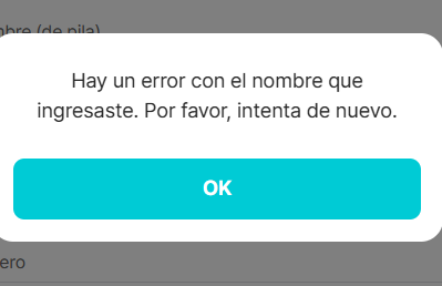 alguien me puede decir pq cuando quiero completar mis datos para la membresía me sale esto