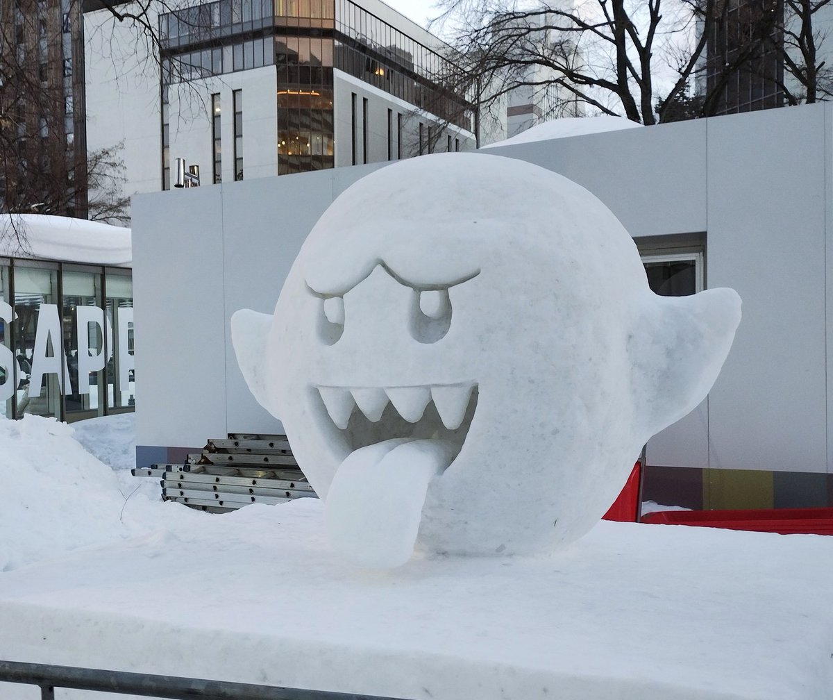 完成度高すぎオバケ👻
#さっぽろ雪まつり