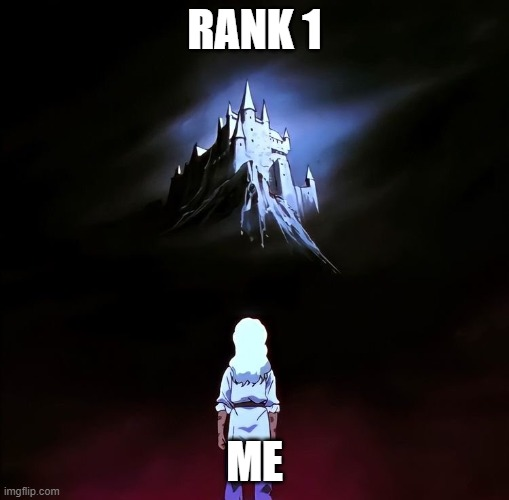 FutureYuno's tweet photo. RANK 1 IS RIGHT INFRONT OF ME, I JUST GOTTA CLIMB AND GET IT https://t.co/M9JyzqgbhQ