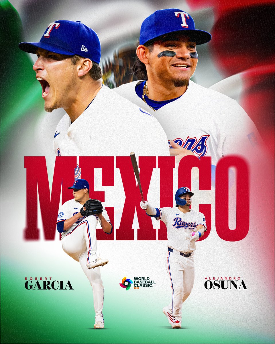 Representing Mexico in the #WorldBaseballClassic! 🇲🇽