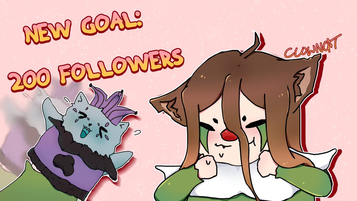 I'm making it my goal to hit 200 followers on twitch by the end of Febuary! If we all violently shake the mascot enough my wish will come true! 💙