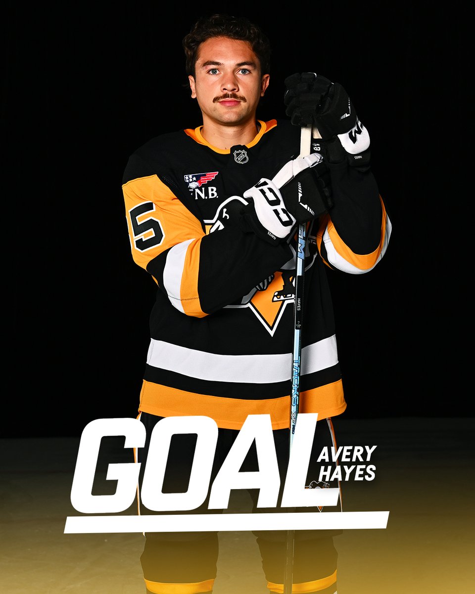penguins's tweet image. 🚨TWO GOALS FOR AVERY IN HIS NHL DEBUT 🚨