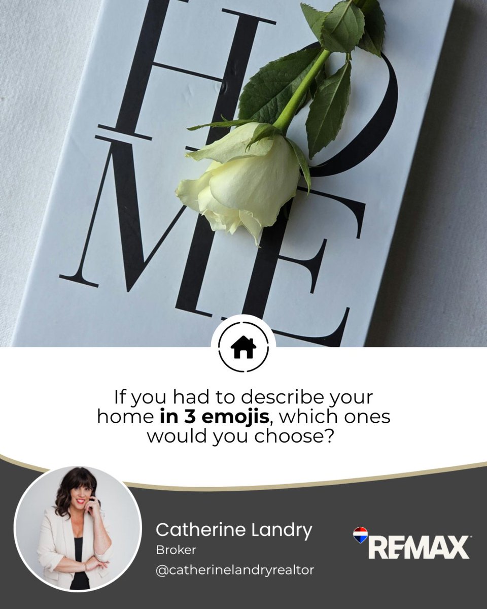 ❤️🏡 We all know that emojis can say so much with just a few characters. 

So, if you had to describe your home in just three emojis, which ones would you choose? Share your choices in the comments below!

#homeinspiration #homeownership #dreamhome #homestyle #homesweethome