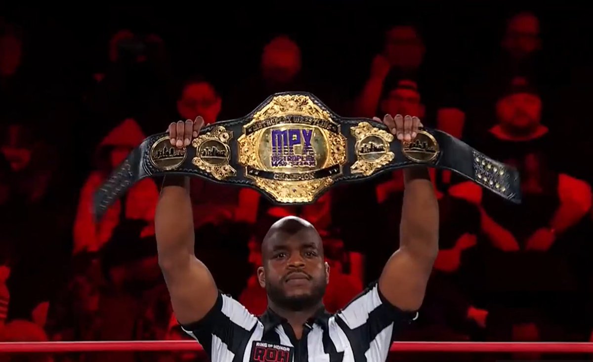 oralcarter's tweet photo. #ROHMPXGlobalWars #WatchROH 

#MPX Championship Match 

Champion #DelynnCavens vs #JDGriffey https://t.co/HA3kQY8Ovh