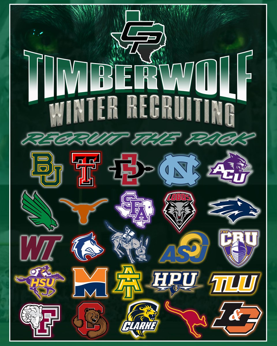 Cedar_ParkFB's tweet photo. 🚨Winter Recruiting🚨 
Huge thank you to all the college coaches who stopped by this recruiting cycle. We appreciate the time, energy, and opportunities you’ve given our athletes. Cedar Park is loaded with talent and ready for the next level‼️ 

@CoachQCPProud @AllenMarrow https://t.co/svxeouY6tg