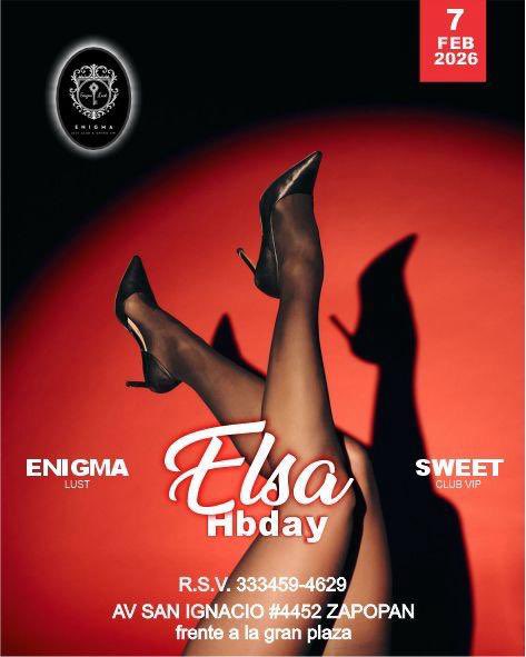 Sabias que en Enigma puedes festejar tu cumpleaños a lo grande 🥂🥳 
Botella en cortesía 
Pastel 🎂 
Decoración especial para ti y tus invitados, shots y más….
Sabado 7 de febrero tendremos 3 festejos, que esperas para reservar tu lugar 🔥
