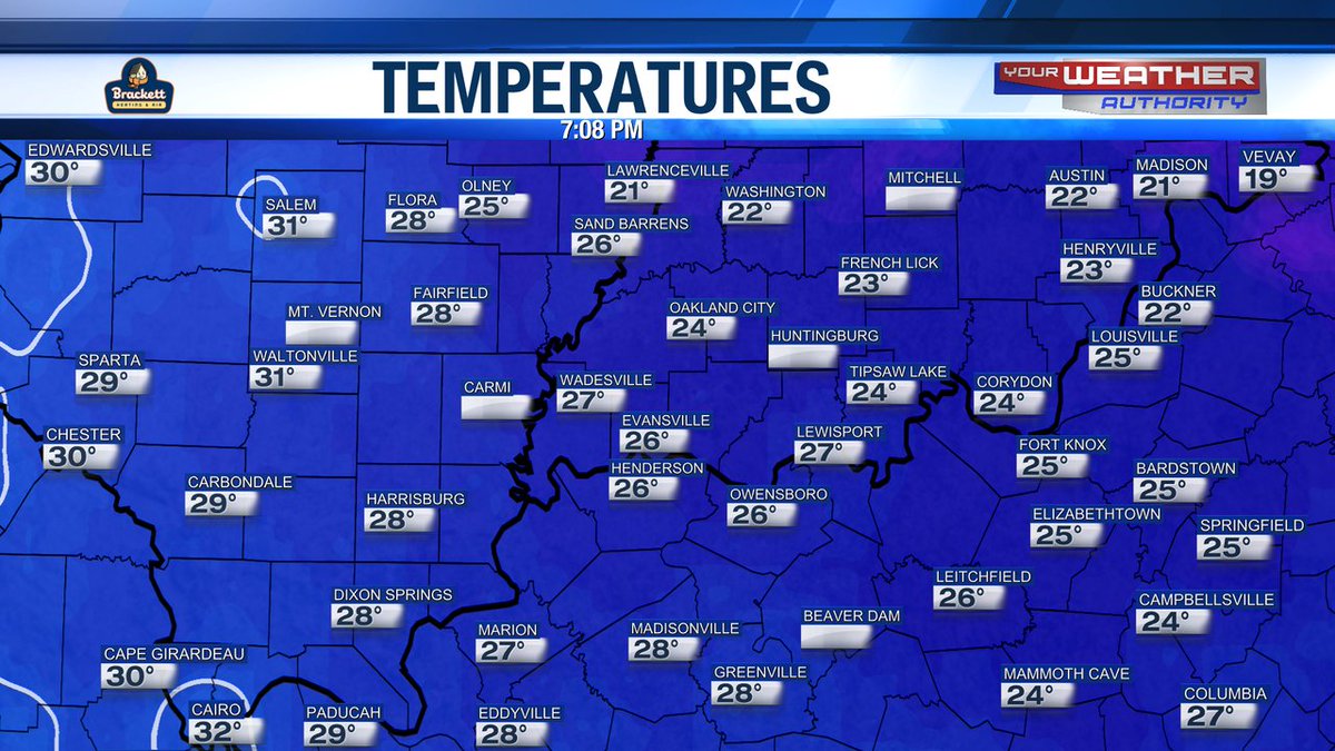 Variable clouds tonight &amp; very cold this evening with temps falling thru the 20s (sunset 5:18) then rising thru the 20s overnight (sunrise 6:50). #tristatewx #EWNWeather