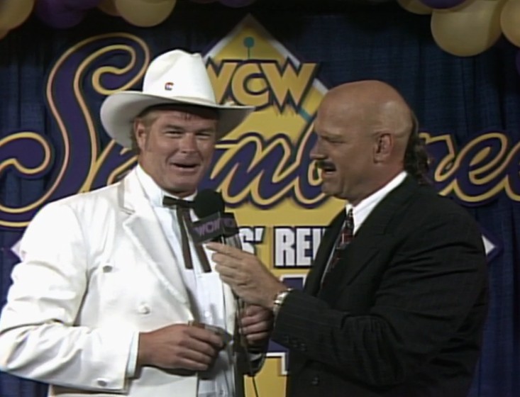 NEW EPISODE! We review WCW Slamboree 1994!
Vader battles Sting for the title since Rude is out, Nasty Boys vs Sullivan &amp; Cactus in a war &amp; who will Flair battle! All of that &amp; more! Reposts GREATLY appreciated!
Video: patreon.com/posts/patreon-…
Audio: patreon.com/posts/wcw-slam…