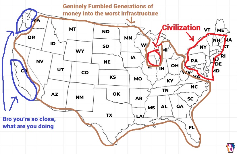 alanthefisher's tweet image. this is basically my experience with the US and cities