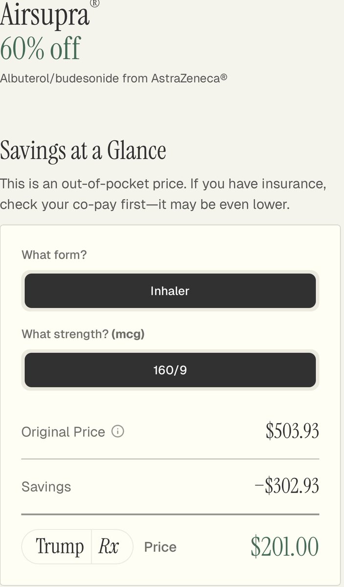 TheMorningSpew2's tweet image. TrumpRx v GoodRx