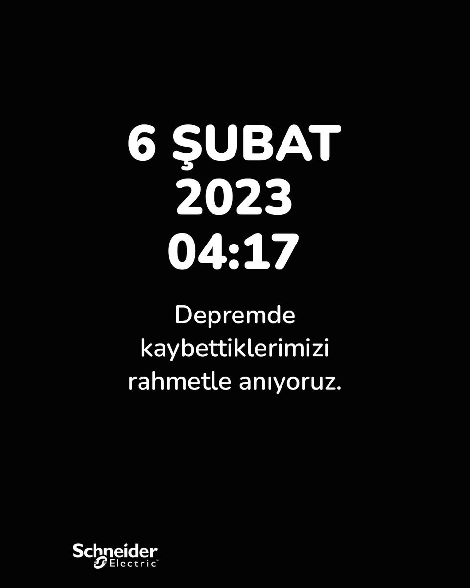 6 Şubat 2023 tarihinde ülkemizde yaşanan depremde hayatını kaybeden tüm vatandaşlarımızı rahmetle anıyor; yakınlarına ve ülkemize tekrardan başsağlığı diliyoruz.

#6Şubat #Deprem