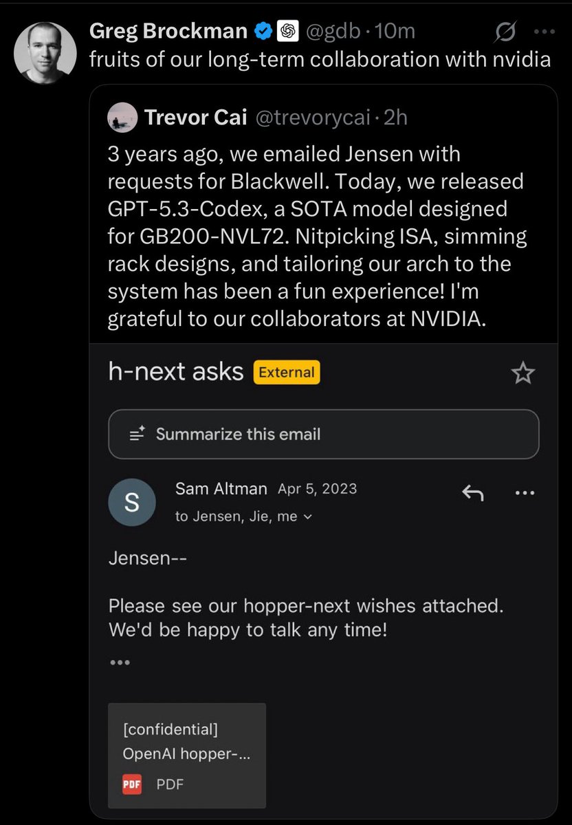 Theres something up between nvidia and OpenAI….they just doing too much.