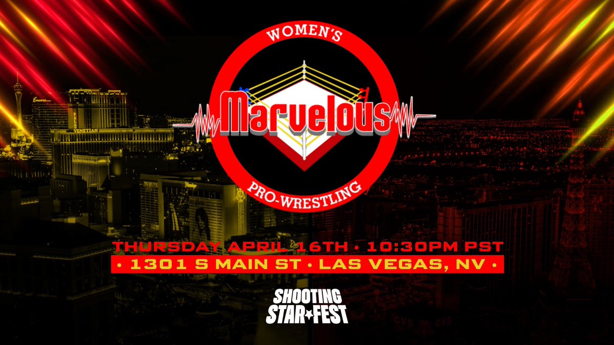 WCProOfficial's tweet image. ICYMI!!!

Tickets will be going on sale Monday the 9th at 3pm PST!!

MARVELOUS is coming to the Shooting Star Fest in Las Vegas!!

Thursday April 16th
1030pm 
Tickets on sale Monday 3pm PST
WestCoastPro.Eventbrite.Com