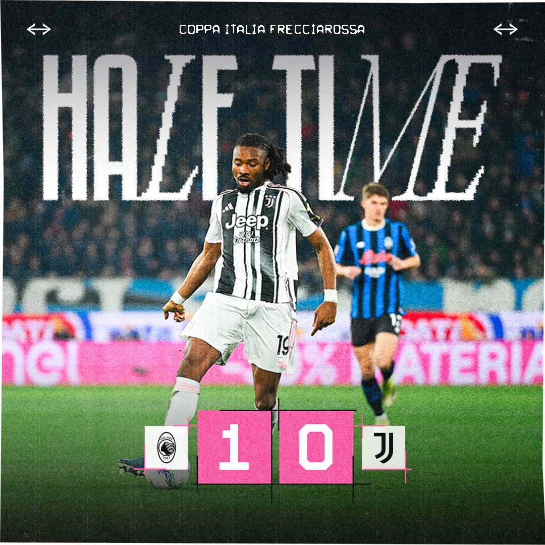 نهاية الشوط الأول بتقدم اتلانتا بهدف نظيف بعد ضربة جزاء أحتسبت ضد بريمر .

-
-
-

#Juventus
#Juve