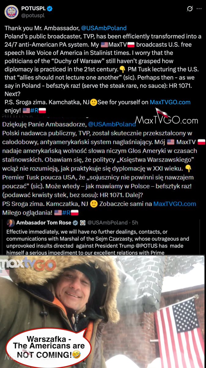MaxTV Max Kolonko tweet media