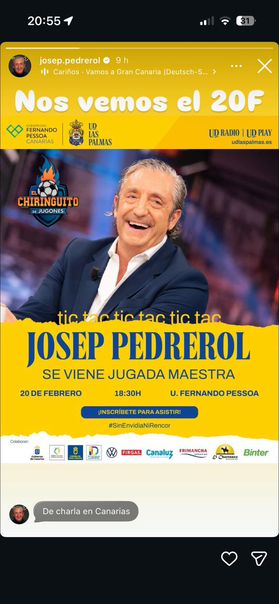 📲Historia de Josep Pedrerol hace unas horas