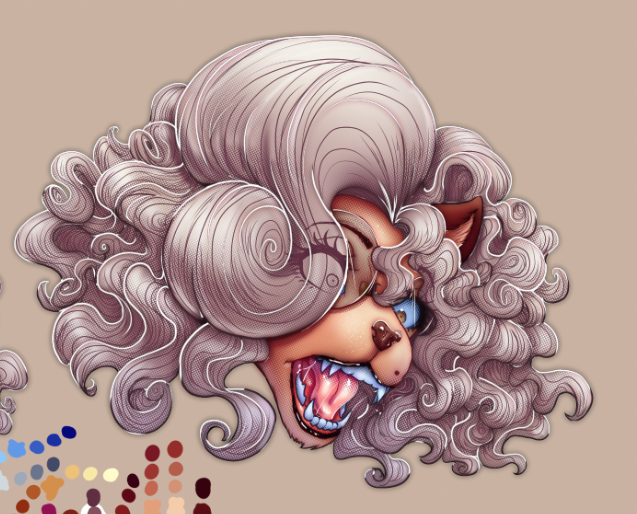 Mommy Aurora faces, wip colors 🥵😡🤯