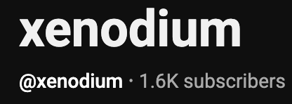 xenodium's tweet image. The Bending Emacs channel gets its first 1.6K subscribers 😊

youtube.com/@xenodium

#emacs #oss #foss #macos #linux