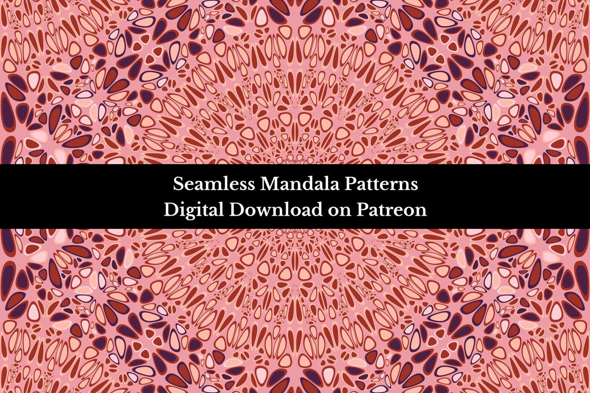 DavidZydd's tweet image. Seamless Mandala Pattern Set - Patreon exclusive: patreon.com/collection/188… #patterndesign #licensableart #decorativepattern #seamlesspattern