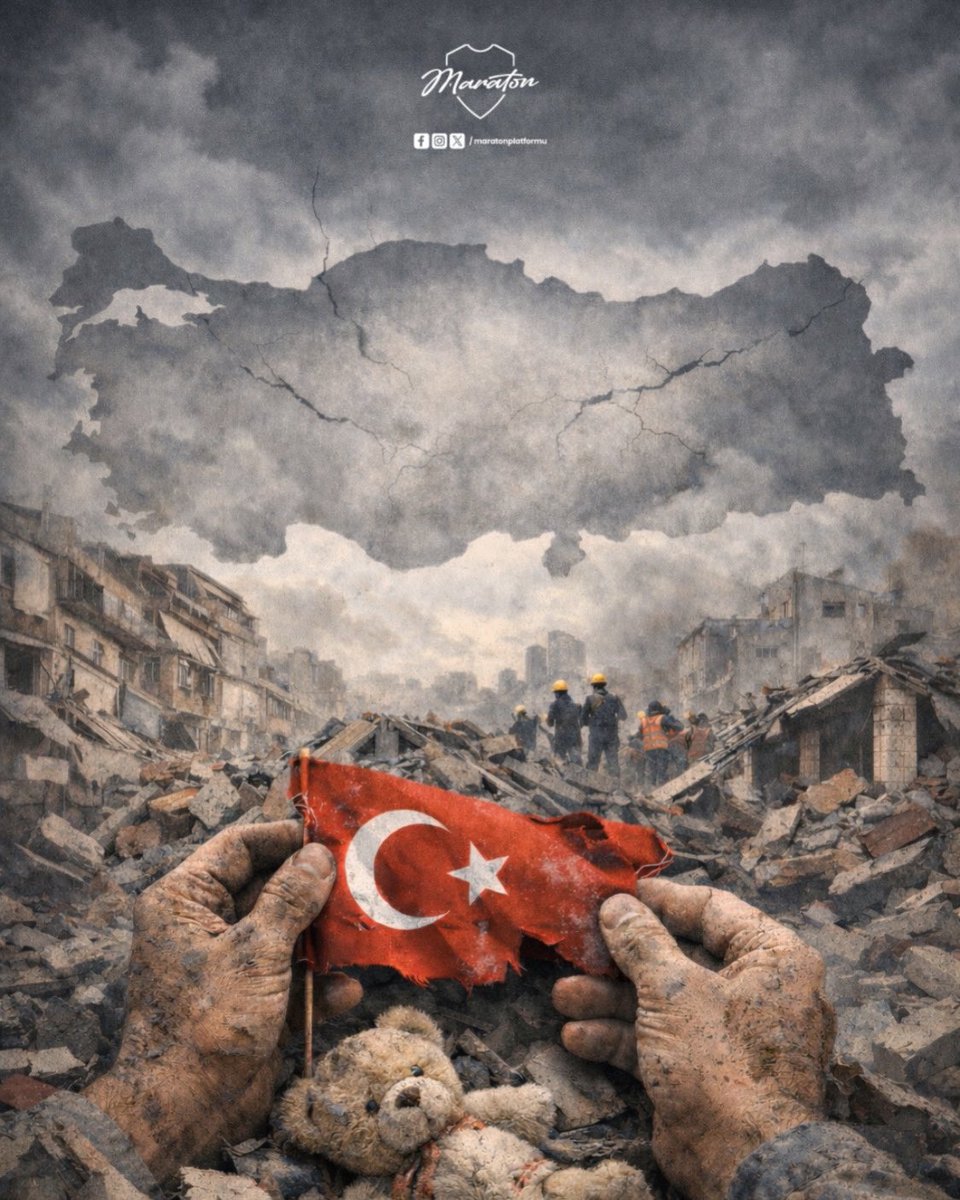 6 Şubat'ta zaman durdu, yürekler sustu…
Şehirler değil, milyonlarca umut yıkıldı.
Dualarımızda, kalbimizdesiniz.
Unutmadık, unutturmayacağız.