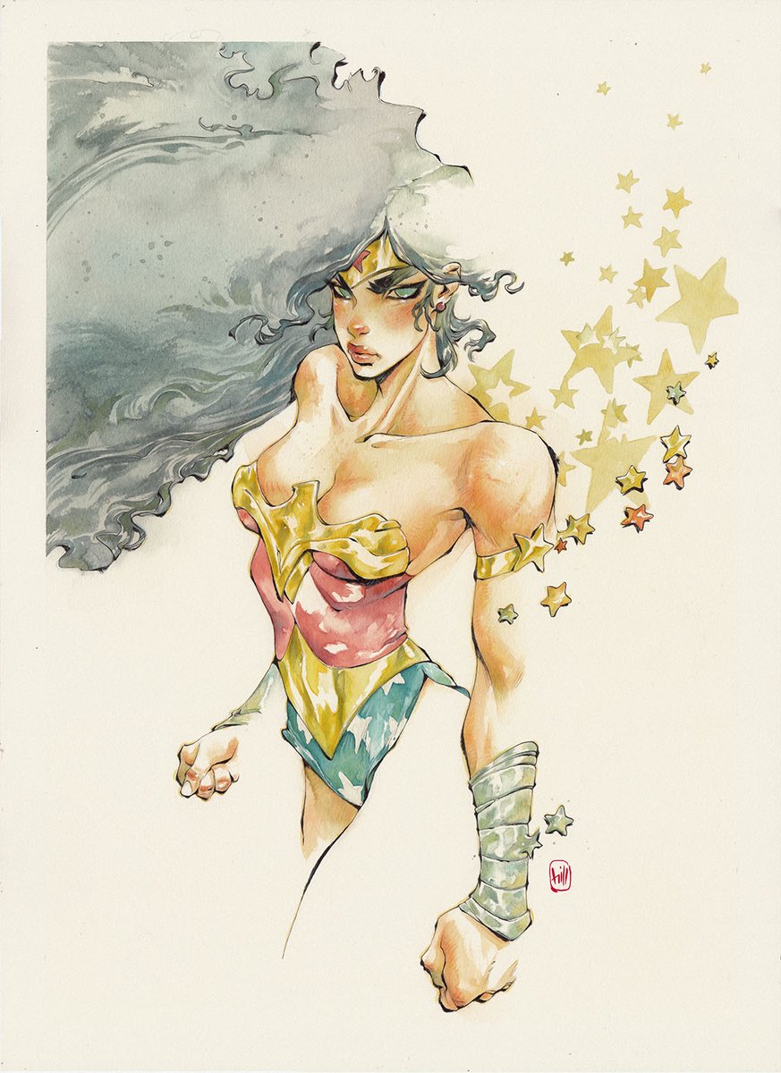Wonder Woman by Chuma Hill #comics #art #comicart #comicbookart