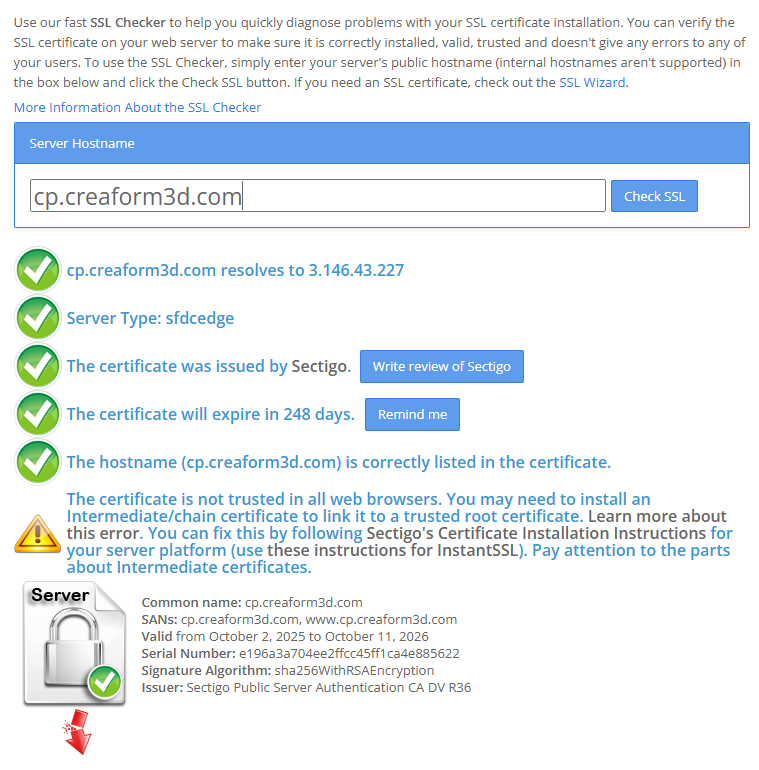 animosis's tweet photo. @AMETEKInc Ya'll might want to take a look at your site, you have a broken cert trust and its impacting enterprise-level users. https://t.co/CPD0QjywtO