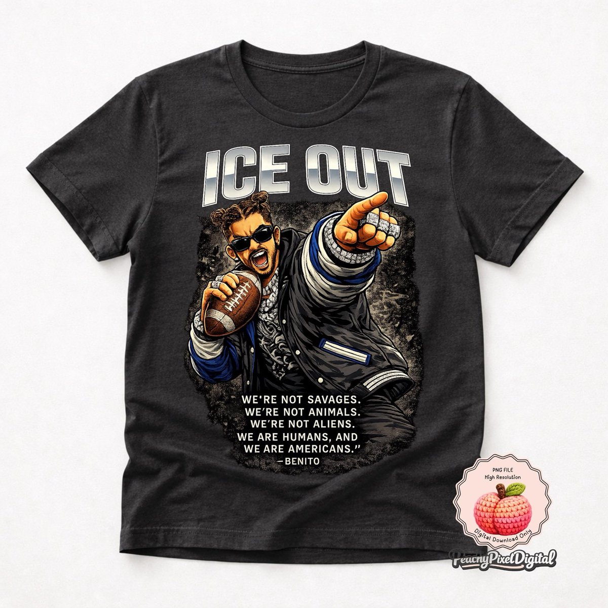Get your shirt and support a small business!!
#ice #Iceout #badbunny peachypixeldigital.etsy.com/listing/445314…