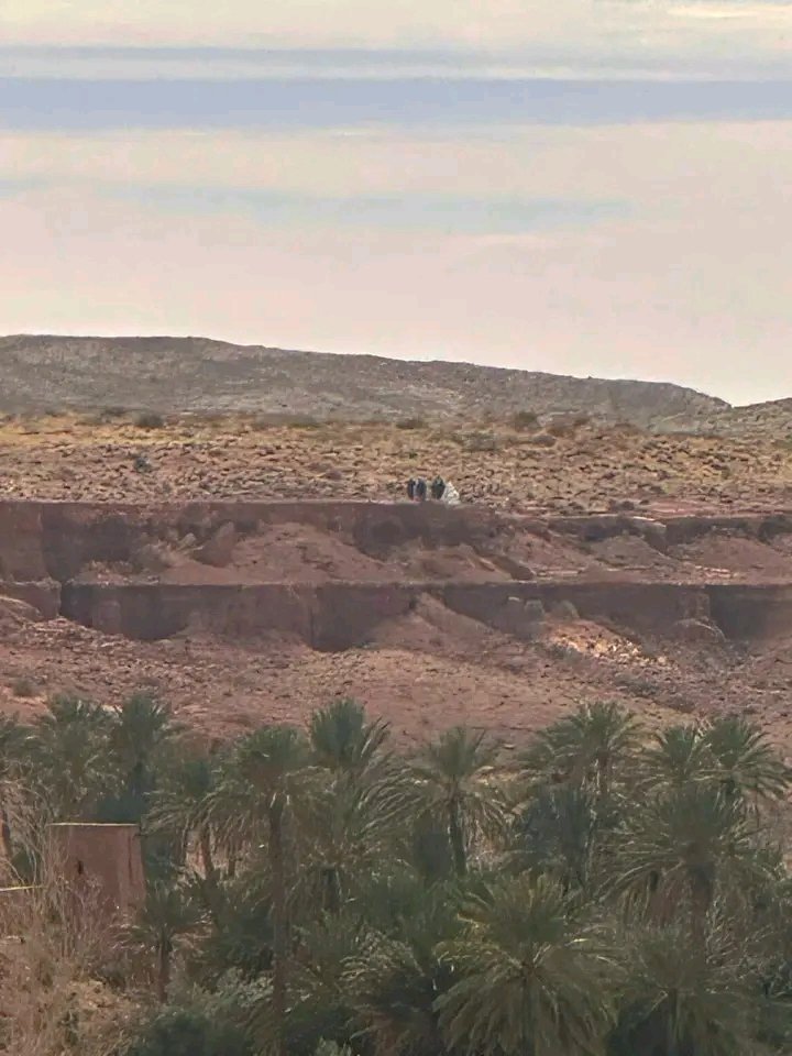 MahdiBaladi's tweet photo. هروب مفاجئ لعناصر الجيش الجزائري أمام تقدم القوات المغربية على الحدودفي تطور ميداني سريع على إحدى النقاط الحدودية المتوترة، شهدت المنطقة الجبلية انسحاباً سريعاً وغير منظم  لمجموعة من عناصر الجيش الجزائري، بعدما كانوا قد تقدموا من أسفل المرتفع نحو السفح في محاولة لتغيير مواقعهم.

ووفقاً لمشاهد ميدانية وثّقتها مصادر محلية، كانت الوحدة الجزائرية قد نزلت من أعلى التل إلى السفح في وقت سابق، فيما يبدو أنه تحرك استطلاعي أو تمركز مؤقت. لكن ما إن اقتربت دورية تابعة للقوات المسلحة الملكية المغربية من المنطقة، حتى بدأت العناصر الجزائرية في التراجع الفوري والسريع نحو مواقعها الخلفية المعتادة في أعلى المرتفع.وصف شهود عيان الانسحاب بأنه "فوضوي وسريع للغاية"، مشبهين حركة الجنود بـ"الفرار الجماعي نحو الجحور"، في إشارة إلى السرعة التي غادروا بها السفح دون اشتباك مباشر أو مقاومة تُذكر.