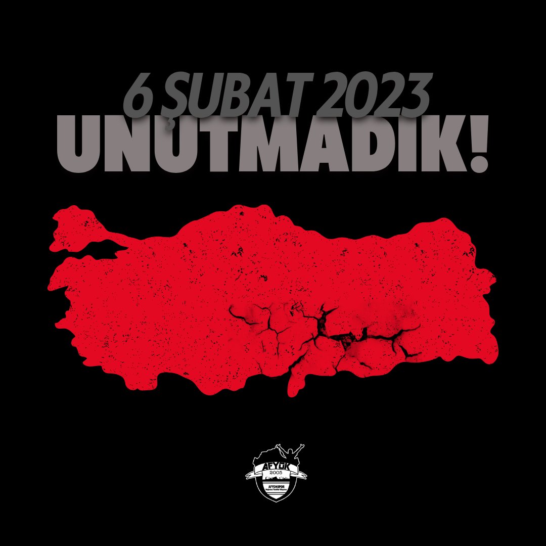 ♾️UNUTMADIK!

6 Şubat 2023 depreminde hayatını kaybeden vatandaşlarımızı rahmetle anıyoruz.

#Afyok